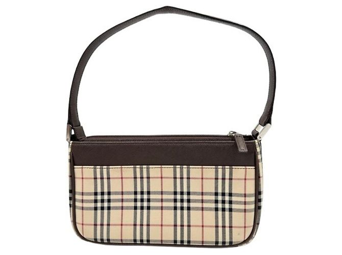 Bolsa de Ombro Burberry Nova Check Brown - vista 2