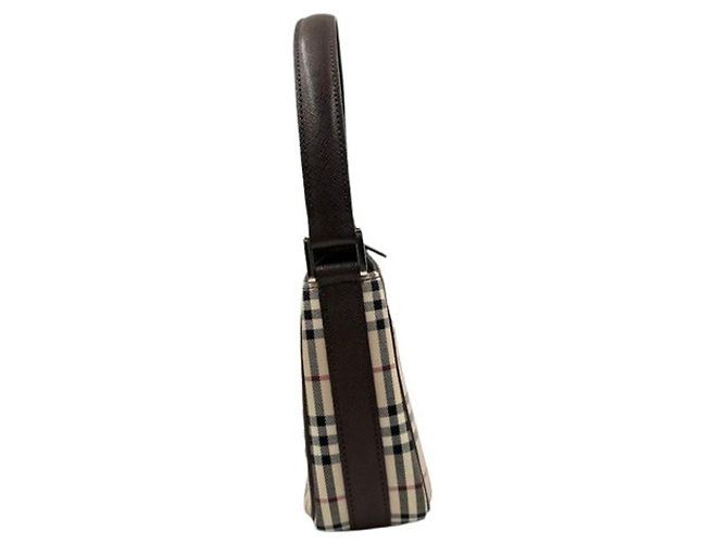 Bolsa de Ombro Burberry Nova Check Brown - vista 3