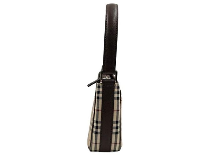 Bolsa de Ombro Burberry Nova Check Brown - vista 4
