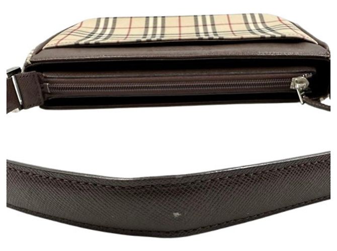 Bolsa de Ombro Burberry Nova Check Brown - vista 6