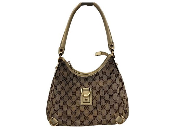 Sac à épaule Gucci GG Canvas Abbey - vue 3