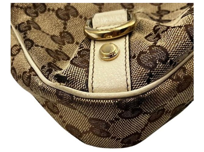 Sac à épaule Gucci GG Canvas Abbey - vue 5