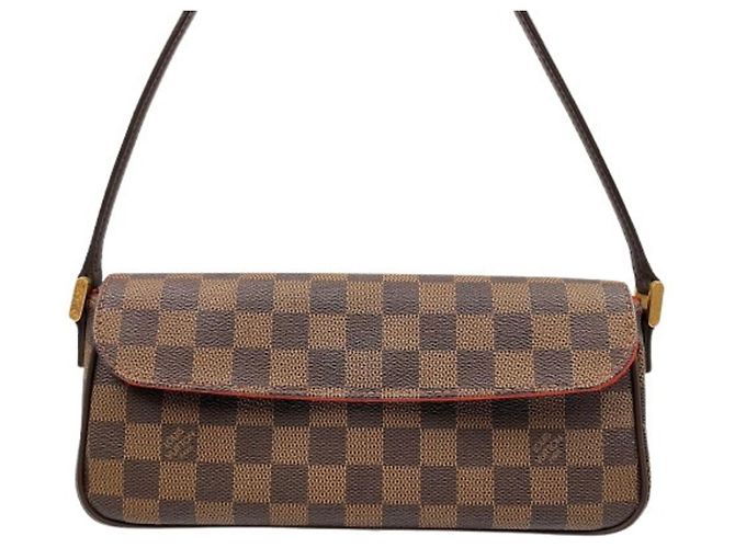 Borsa a tracolla Louis Vuitton Recoleta Damier Ebene - vista 2