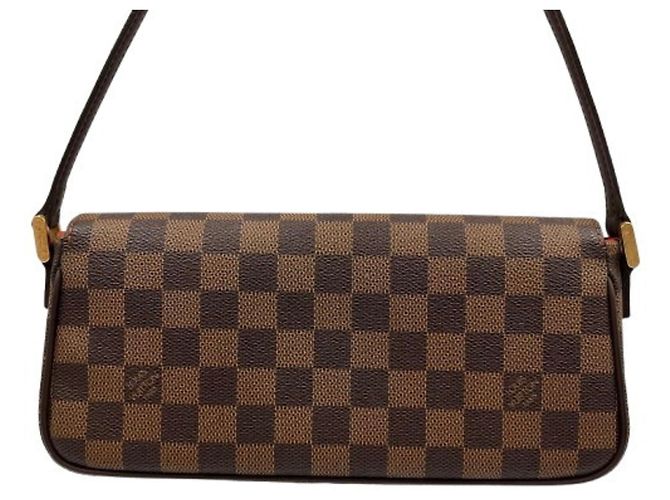 Borsa a tracolla Louis Vuitton Recoleta Damier Ebene - vista 3
