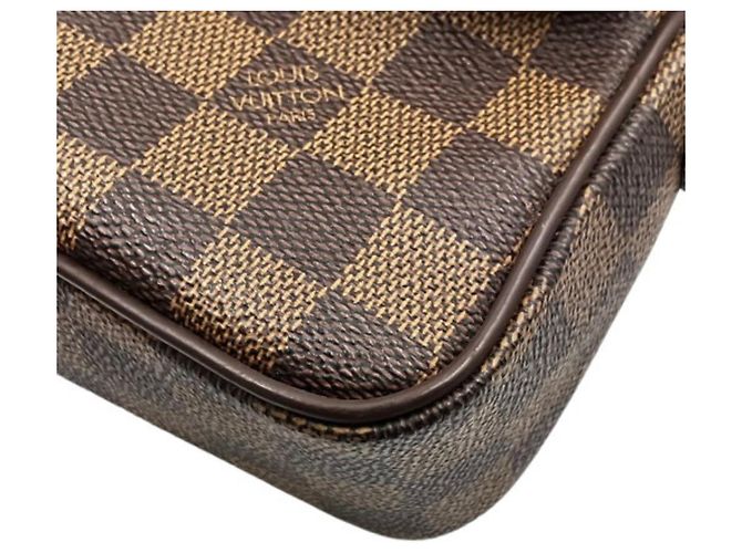 Borsa a tracolla Louis Vuitton Recoleta Damier Ebene - vista 5