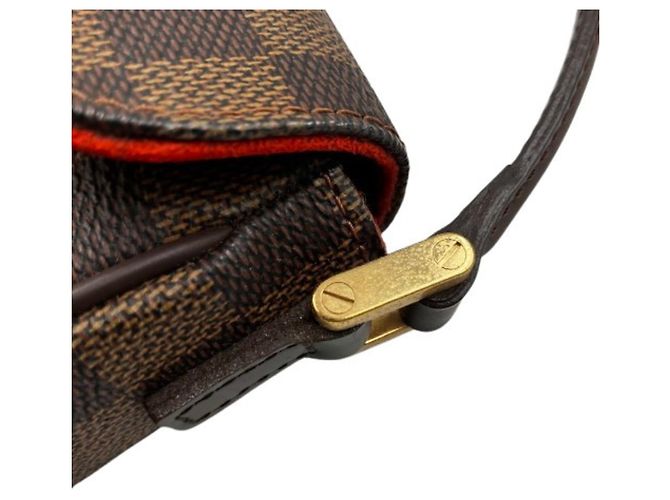 Borsa a tracolla Louis Vuitton Recoleta Damier Ebene - vista 6