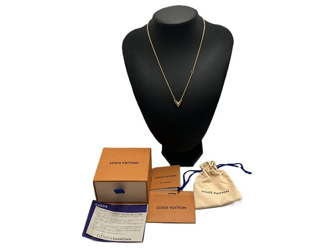 Louis Vuitton M00857 Essential V Necklace GP - vista 10