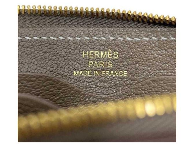 Hermès Portamonete Hermes - Zip Ango Chaine d'Ancre - vista 5