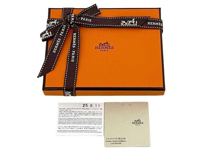Hermès Portamonete Hermes - Zip Ango Chaine d'Ancre - vista 9