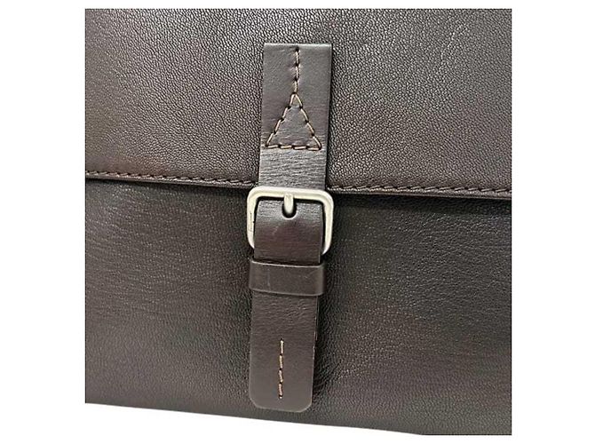 Borsa a tracolla in pelle marrone Salvatore Ferragamo - vista 5