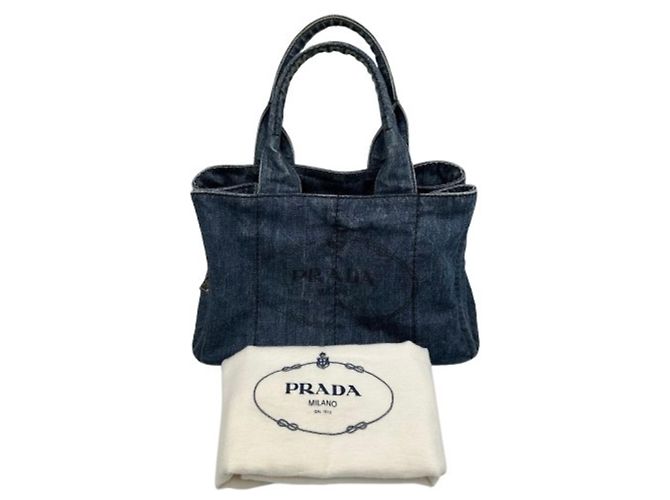 Bolsa PRADA Canapa Denim - vista 10