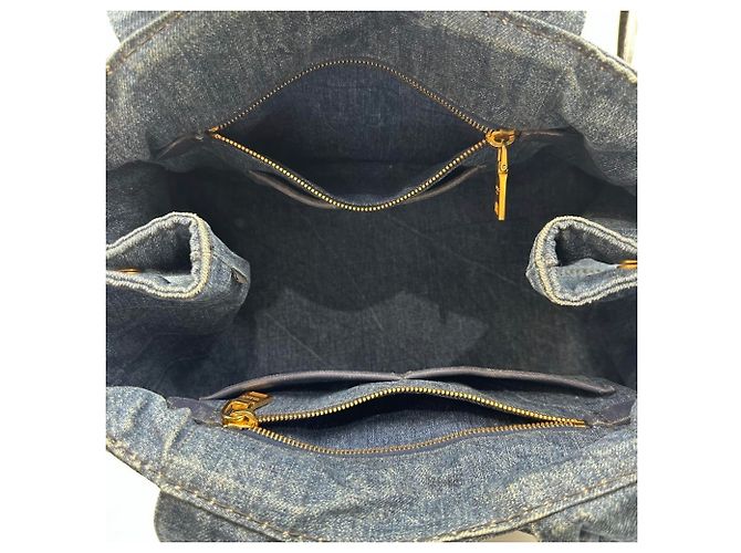 Bolsa PRADA Canapa Denim - vista 8
