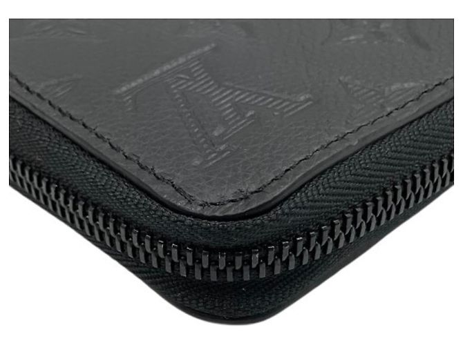 Portefeuille Zippy long Louis Vuitton Monogram Shadow - vue 3