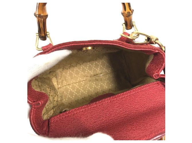 GUCCI Vintage Bamboo Mini 2-Way Tasche - Ansicht 10