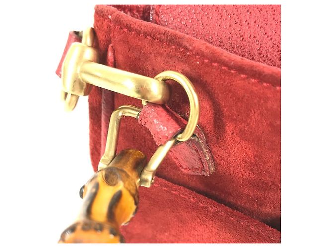 GUCCI Vintage Bamboo Mini 2-Way Tasche - Ansicht 12