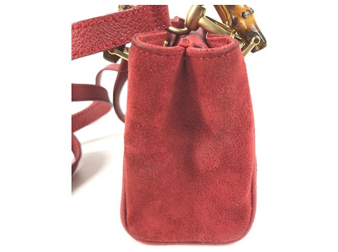 GUCCI Vintage Bamboo Mini 2-Way Tasche - Ansicht 3