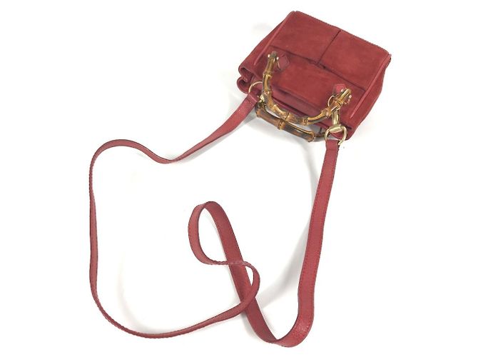 GUCCI Vintage Bamboo Mini 2-Way Tasche - Ansicht 8