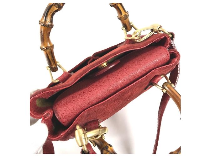 GUCCI Vintage Bamboo Mini 2-Way Tasche - Ansicht 9