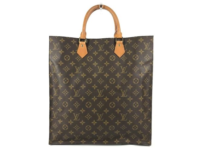 Borsa Tote Louis Vuitton Monogram Sac Plat - vista 2