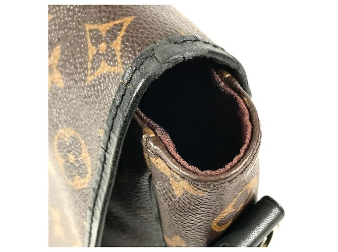 Bolso Pochette Louis Vuitton Monogram Macassar Bass PM - vista 10