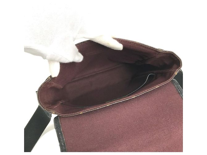 Bolso Pochette Louis Vuitton Monogram Macassar Bass PM - vista 13