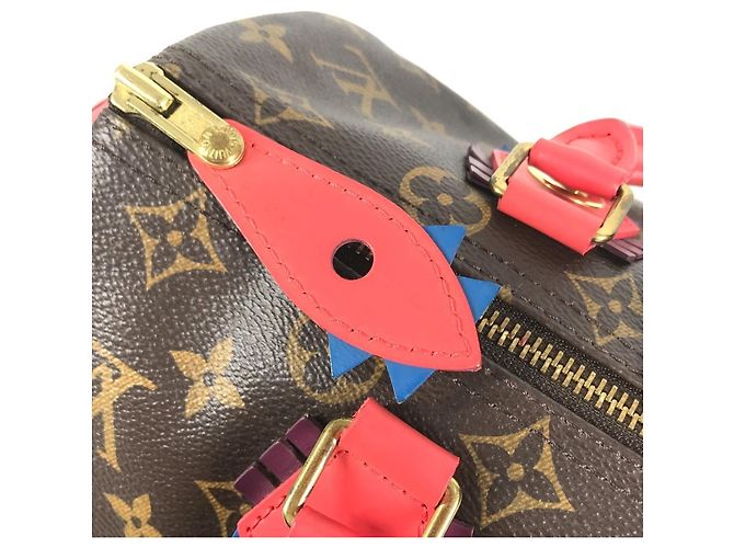 Borsa Mini Boston Louis Vuitton Monogram Totem Speedy 30 - vista 11