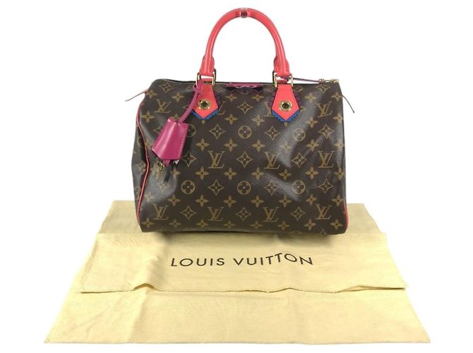 Borsa Mini Boston Louis Vuitton Monogram Totem Speedy 30 - vista 13