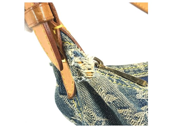 Bolsa de Ombro Louis Vuitton Monogram Denim Baggy GM - vista 8