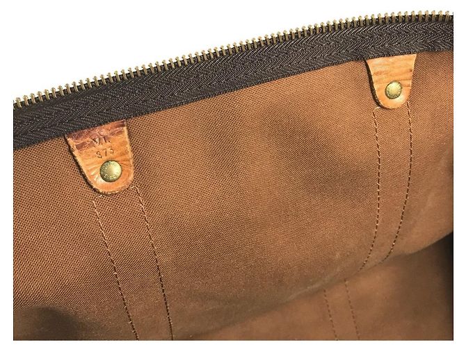 Borsa Louis Vuitton Monogram Keepall Bandoulière 55 - vista 13