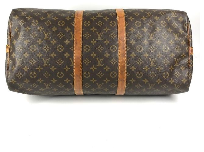 Borsa Louis Vuitton Monogram Keepall Bandoulière 55 - vista 4