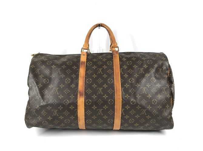 Borsa Louis Vuitton Monogram Keepall Bandoulière 55 - vista 2