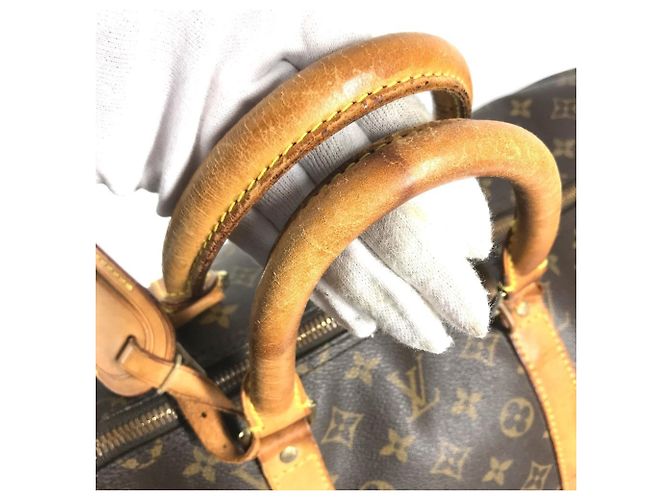 Borsa Louis Vuitton Monogram Keepall Bandoulière 55 - vista 8