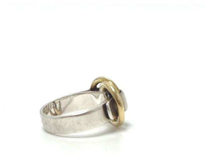 Ring Hermès Anillo Hermes SV925 x 18K Deux Axaneau - vista 5