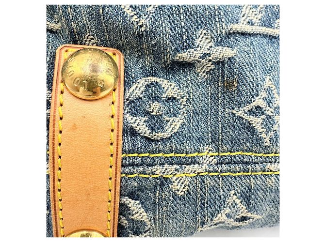 Bolsa de Ombro Louis Vuitton Baggy PM Monogram Denim - vista 10
