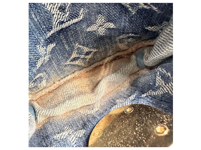Bolsa de Ombro Louis Vuitton Baggy PM Monogram Denim - vista 14