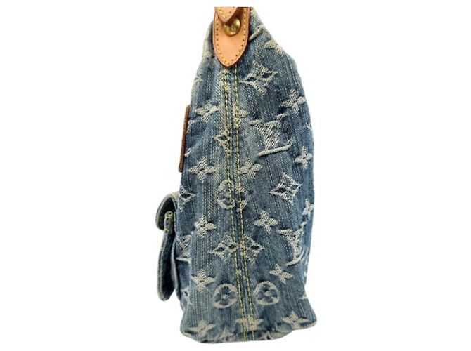Bolsa de Ombro Louis Vuitton Baggy PM Monogram Denim - vista 4