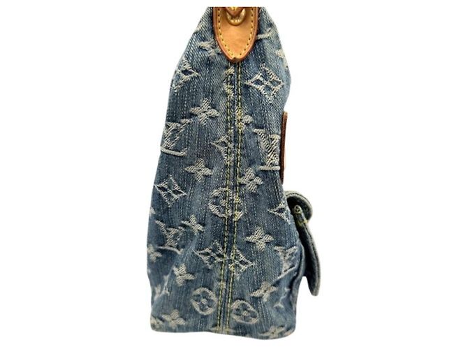 Bolsa de Ombro Louis Vuitton Baggy PM Monogram Denim - vista 5