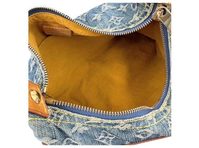 Bolsa de Ombro Louis Vuitton Baggy PM Monogram Denim - vista 8
