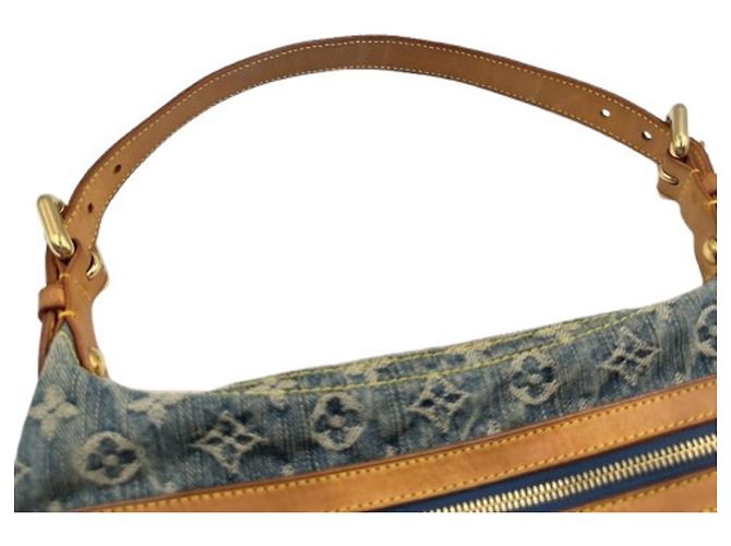 Bolsa de Ombro Louis Vuitton Baggy PM Monogram Denim - vista 9