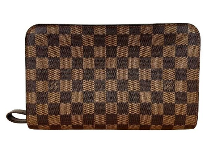 Sac pochette en cuir Louis Vuitton Damier Saint N51993 - vue 2