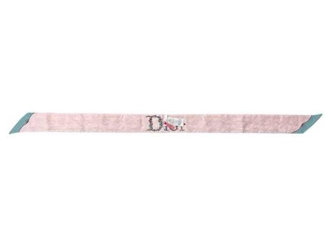 Pañuelo de seda rosa Christian Dior - vista 3