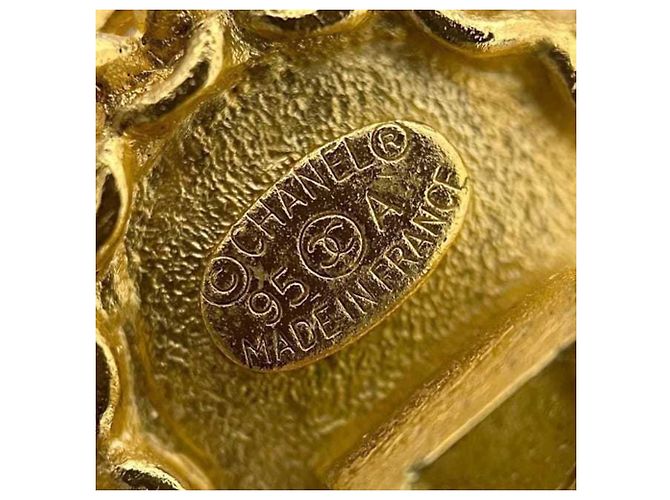 Boucles d'oreilles clips Chanel Gold - vue 6