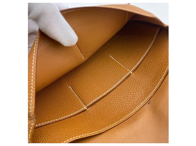 Hermès Portafoglio lungo bi-fold in pelle Hermes Dogon GM - vista 7