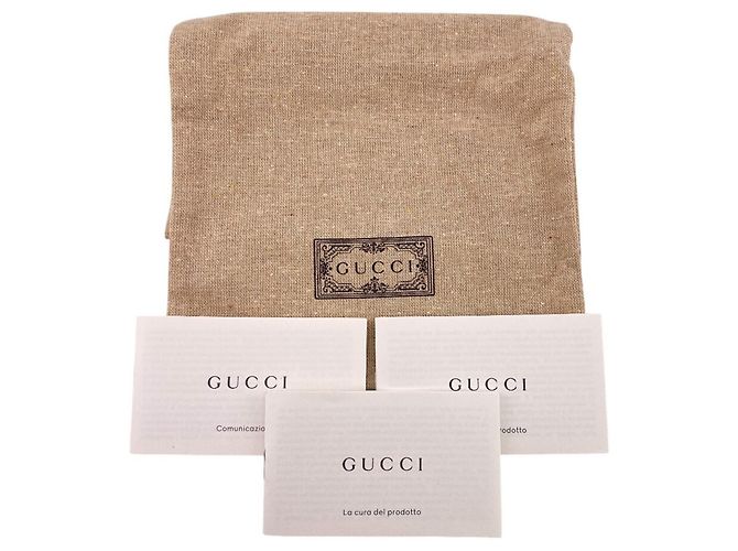 Portafoglio tri-fold Gucci in pelle nera - vista 11