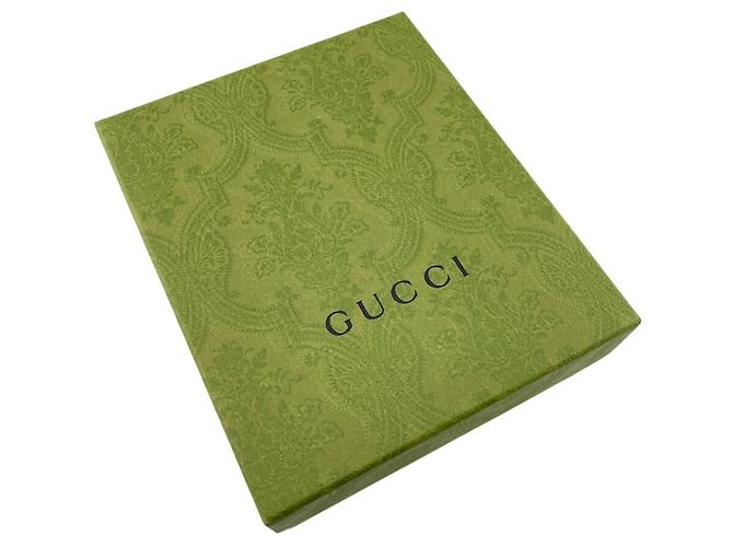 Portafoglio tri-fold Gucci in pelle nera - vista 12