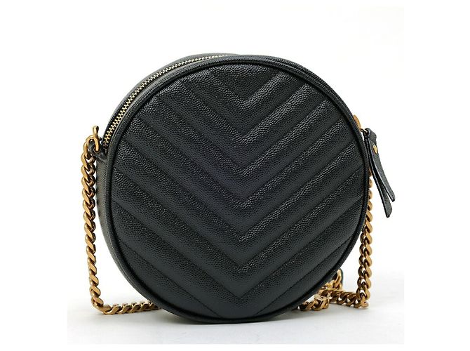 Autre Marque Borsa a tracolla Saint Laurent in vinile con catena - vista 3