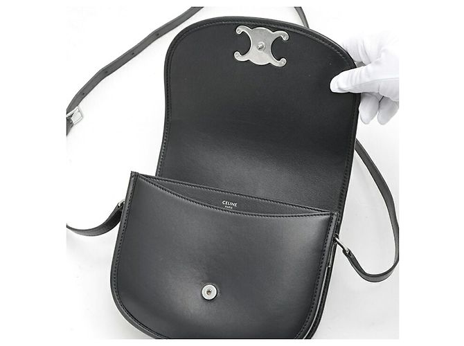 Céline Borsa a tracolla Celine Medium Besace Triomphe - vista 6