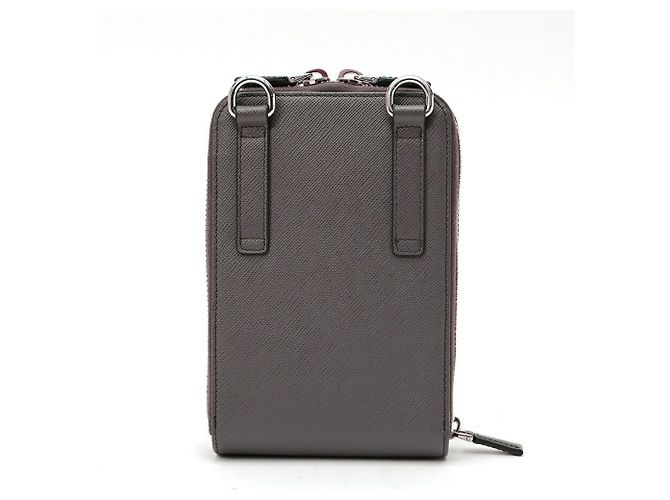 Bolso de hombro para smartphone en piel Saffiano Prada - vista 3
