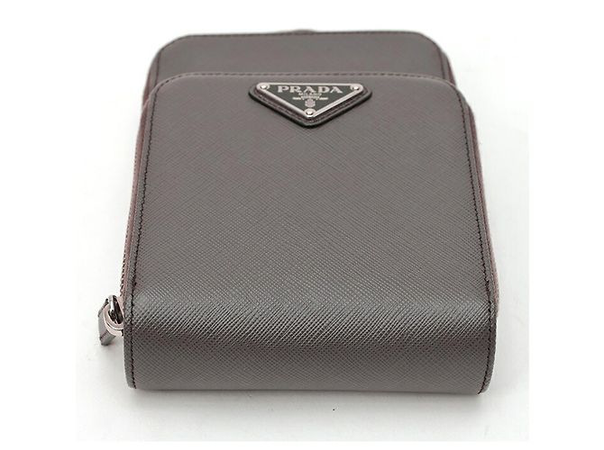 Bolso de hombro para smartphone en piel Saffiano Prada - vista 4