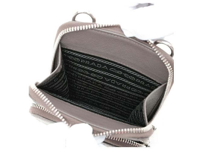 Bolso de hombro para smartphone en piel Saffiano Prada - vista 6